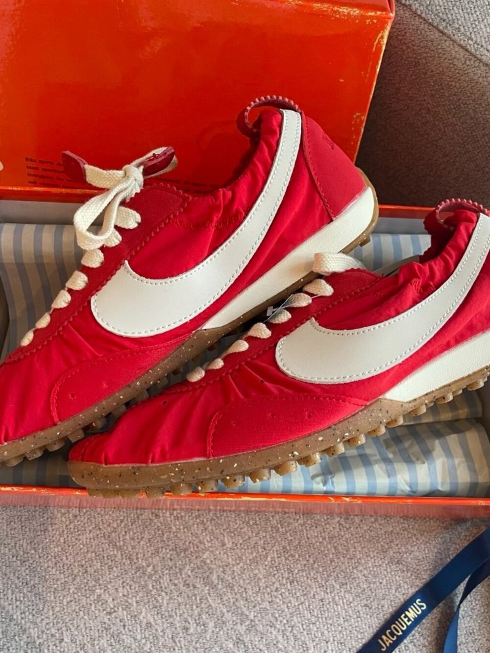 Nike x Jacquemus Moon Shoe SP Red - EU 36 / US 5.5W - Picture 5 of 9